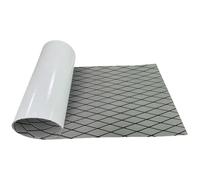 Schiuma Boat Flooring - Adhesive Decking Pad, Marine Non-Slip Mat, Diamond Grooved Traaction | Pontoon Kayak Surfboard Yacht Cabin Trailer Motorboat Accessories for Water Sports Gear
