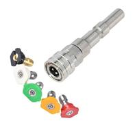 Schiuma Cannoni Adattatore 1/4 "Connessione Rapida con Ugelli per Nilfisk KEW Ad Alta Pressione Rondella Auto Adattatore Convertitore Connettore Standard