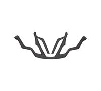 Schiuma del casco Fox Racing Proframe Thin Noir