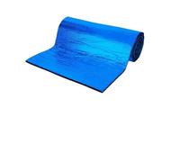 Schiuma di alluminio autoadesiva Isolamento termico e acustico automobilistico Schiuma Foglio di alluminio Cuscinetti isolanti termici acustici autoadesivi Cofano(Blue)