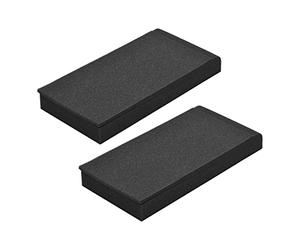 Schiuma di Isolamento Acustico, Progettazione Inclinata Shock Resistente All'alta densità Isolamento Acustico Monitoraggio Monitor Pad di Altoparlanti 27 * 14 Cm Area Utilizzabile