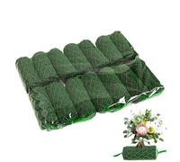 Schiuma Floreale - Forma Di Salsiccia A 14 Sezioni Da 13 Cm | Materiale ABS, Supporto Per Fiori Freschi Che Assorbe L'acqua | Ideale Per Nuziali, Composizioni Di Fioristi E Decorazioni Per Festi