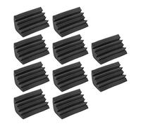 Schiuma Fonoassorbente, Pannelli Fonoassorbenti 10 Pezzi Pannello in Schiuma Fonoassorbente Pannelli Fonoassorbenti Isolamento Acustico Piastrelle in Schiuma Antirumore per