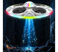 Schiuma Mini Drone UFO per Bambini - Giocattolo aereo RC con telecomando, luci a LED, galleggiamento automatico, 2 batterie (14 min tempo di volo)