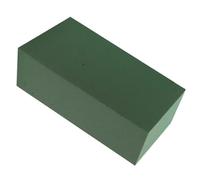Schiuma per composizioni floreali - 20x10x5 cm, Blocco artigianale verde, Materiale tagliabile che trattiene l'acqua, di lunga durata | Base floreale per decorazioni per la casa, giardino, feste di co