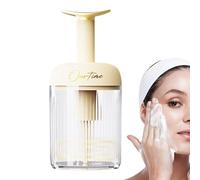 Schiuma per il lavaggio del viso, detergente manuale trasparente, tipo schiumogeno, strumento per la pulizia della pelle in schiuma fine per la pulizia del viso, shampoo, gel doccia, pulizia profonda