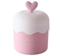Schiuma per il viso, Bubble Foamer | PP Macaron Color Foaming Face Wash Bubbler con manico a cuore, strumenti per la cura della pelle delicata e delicata, facile da usare, 12 x 7,9 cm