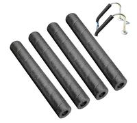 Schiuma Pipe Insulation, Multi-Purpose Tubi, 15.7 Inches Cushioned Protection 4 Pezzi, Outdoor Grip Foam for Poles, Railings, Handles, Summer Patio Yard Garden Swimming Use, Black
