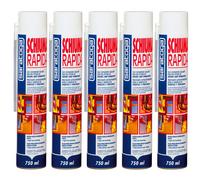 Schiuma Poliuretanica Manuale Autoespandente 6pz 750 ML Rapida Espansa Saratoga