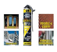 Schiuma poliuretanica universale B3 COMBY 750 ml - Uso manuale o a pistola, a...