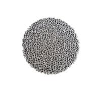 schiuma porosa, Rondella filtro in porcellana rotonda, guarnizione in schiuma ceramica al carburo di silicio for uso elettrico, 1 pezzo(40mmx12mm)