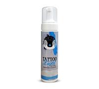 Schiuma Tattoo Light 200ml - da applicare furante e dopo il tattoo. Rimuove tutti i residui e chiude i pori permettendo alla pelle di trattenere più pigmento.