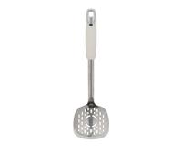 Schiumarola acciaio inox bianco con bordo silicone