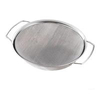 Schiumatoio per olio in acciaio inox con manico lungo per rimuovere efficacemente detriti da olio caldo e altri mezzi di cottura in cucine domestiche e commerciali (E)