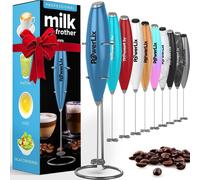 Schiumatore Elettrico Per Cappuccino Cioccolato Caffè Acciaio Inossidabile...