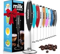 Schiumatore Elettrico Per Cappuccino Cioccolato Caffè Acciaio Inossidabile...