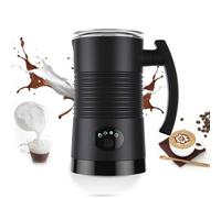 Schiumatore per latte 4 in 1 macchina per schiuma calda/fredda 400 W interno antiaderente in acciaio inossidabile 11,84 oz/350 ml montalatte automatico elettrico e piroscafo per caffè latte caldo
