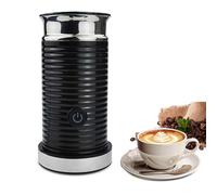 Schiumatore per latte elettrico, 4 in 1, schiumatore per latte automatico, 220 ml, schiuma calda e fredda, riscaldatore per latte, 550 W, con rivestimento antiaderente, per latte, cappuccino