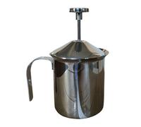 Schiumatore per latte - Macchina per schiuma da caffè in acciaio inox, manuale per la schiuma del latte per i caffè, per latte, cappuccino, caffè nero, colazione, cucina e casa.