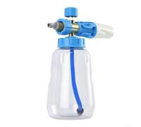 Schiumogeno Auto 1/4" Quick-Connect Ugello Rotante(blue) | Spray a ventaglio 60°, copertura ampia, concentrazione regolabile, rimozione sporco profonda, per facile uso