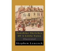 Schizzi di sole di una piccola città illustrati