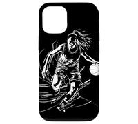 Schizzo della ragazza di basket per le ragazze Custodia per iPhone 12/12 Pro