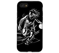 Schizzo della ragazza di basket per le ragazze Custodia per iPhone SE (2020) / 7 / 8