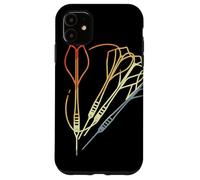 Schizzo di freccette dal look vintage Lancio delle freccette Custodia per iPhone 11