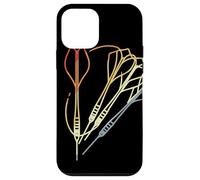 Schizzo di freccette dal look vintage Lancio delle freccette Custodia per iPhone 12 mini