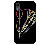 Schizzo di freccette dal look vintage Lancio delle freccette Custodia per iPhone XR