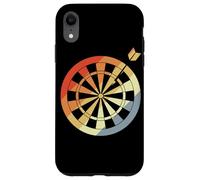 Schizzo di tabellone per freccette con aspetto vintage Custodia per iPhone XR