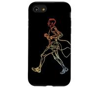 Schizzo di un corridore vintage Custodia per iPhone SE (2020) / 7 / 8