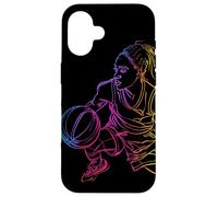 Schizzo di una cestista donna Custodia per iPhone 16