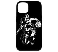 Schizzo di una giocatrice di basket Custodia per iPhone 13