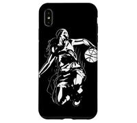 Schizzo di una giocatrice di basket Custodia per iPhone XS Max