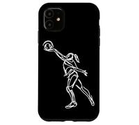 Schizzo di una giocatrice di pallavolo Custodia per iPhone 11