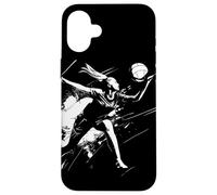Schizzo di una giocatrice di pallavolo Custodia per iPhone 16 Plus