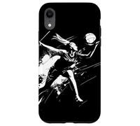 Schizzo di una giocatrice di pallavolo Custodia per iPhone XR