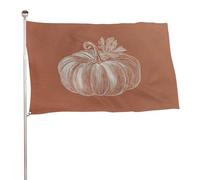 Schizzo di una zucca bandiera 3x5 Ft Outdoor Garden Bandiere Banner Decor Per Cortile Portico Prato Fattoria
