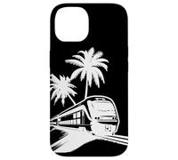 Schizzo ferroviario Amante dei treni Binario ferroviario Custodia per iPhone 14