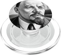 Schizzo Lenin a carbone PopSockets PopGrip per MagSafe