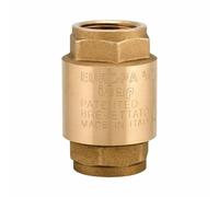 Schläfer 0930151 | Valvola di Ritegno Unidirezionale Universale in Ottone, Filettatura Interna G 3/4" pollice Valvola Ritegno Acqua a Tenuta Stagna, Valvola di non ritorno. Made in Italy