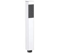 Schläfer 1303034 | Doccetta Quadrata Bagno Ottone Cromato - Telefono Doccia - Doccino Monogetto Anticalcare Minimal Attacco 1/2 Pollice (20.86mm) Impugnatura Ergonomica Modello Kubika