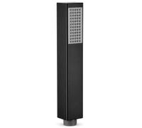 Schläfer 1303035 | Doccetta Quadrata Bagno Nero Opaco Abs - Telefono Doccia - Doccino Monogetto Anticalcare Minimal Attacco 1/2 Pollice (20.86mm) Impugnatura Ergonomica Modello Kubika
