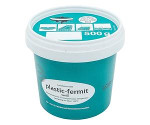 Schläfer 1855 | Stucco Sigillante Idraulico Fermit, Elastico e Modellante, per Tubi di Scarico, Sifoni, Ceramiche e Sanitari, Bianco, 500gr