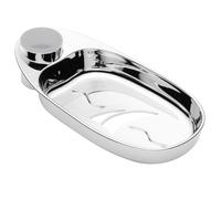 Schläfer 2817023 | Portasapone Universale per Asta Saliscendi Doccia Regolabile, Sail, Pratico con Adattatore Diametro Tubo Ø 18mm Ø 22 mm e Ø 25mm, Mensola per Doccia in ABS, Cromo.