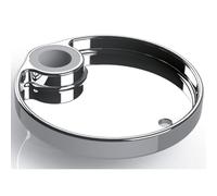 Schläfer 2817024 | Portasapone Universale per Asta Saliscendi Doccia Regolabile, Round, Pratico con Adattatore Diametro Tubo Ø 18mm Ø 22 mm e Ø 25mm, Mensola in ABS, Cromo.