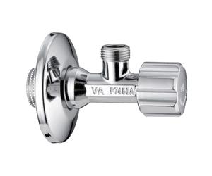 Schläfer 3437208 - Rubinetto angolare universale 1/2, rubinetto angolare per lavabo, bidet, rubinetto sotto il tavolo, rubinetto per WC 1/2 x 3/8, rubinetto di arresto cromato