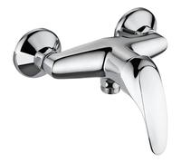 Schläfer 35801013 - Miscelatore Doccia Esterno Astra, Rubinetto per il Bagno, Monocomando per Doccia-Vasca G 1/2 (pollici) con cartuccia ceramica diam. Ø 40 mm, Ottone Cromo.