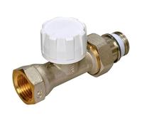 Schläfer 37070102 | Valvola Termostatica diritta per termosifoni tipo Meibes 1/2 - DN15 30x1,5 con Preregolazione e Tecnologia di Regolazione Avanzata